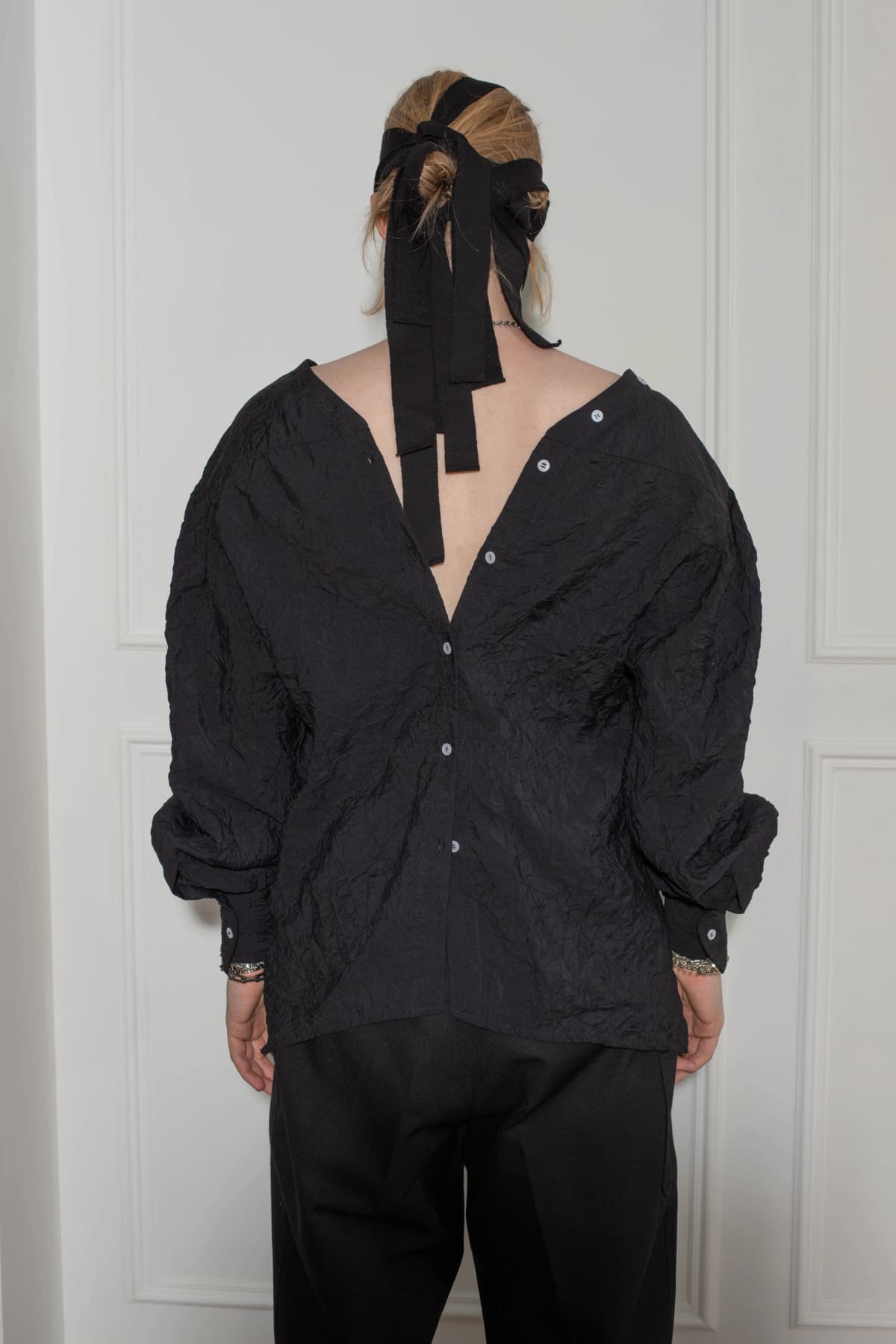 Split cardigan-shirt 5