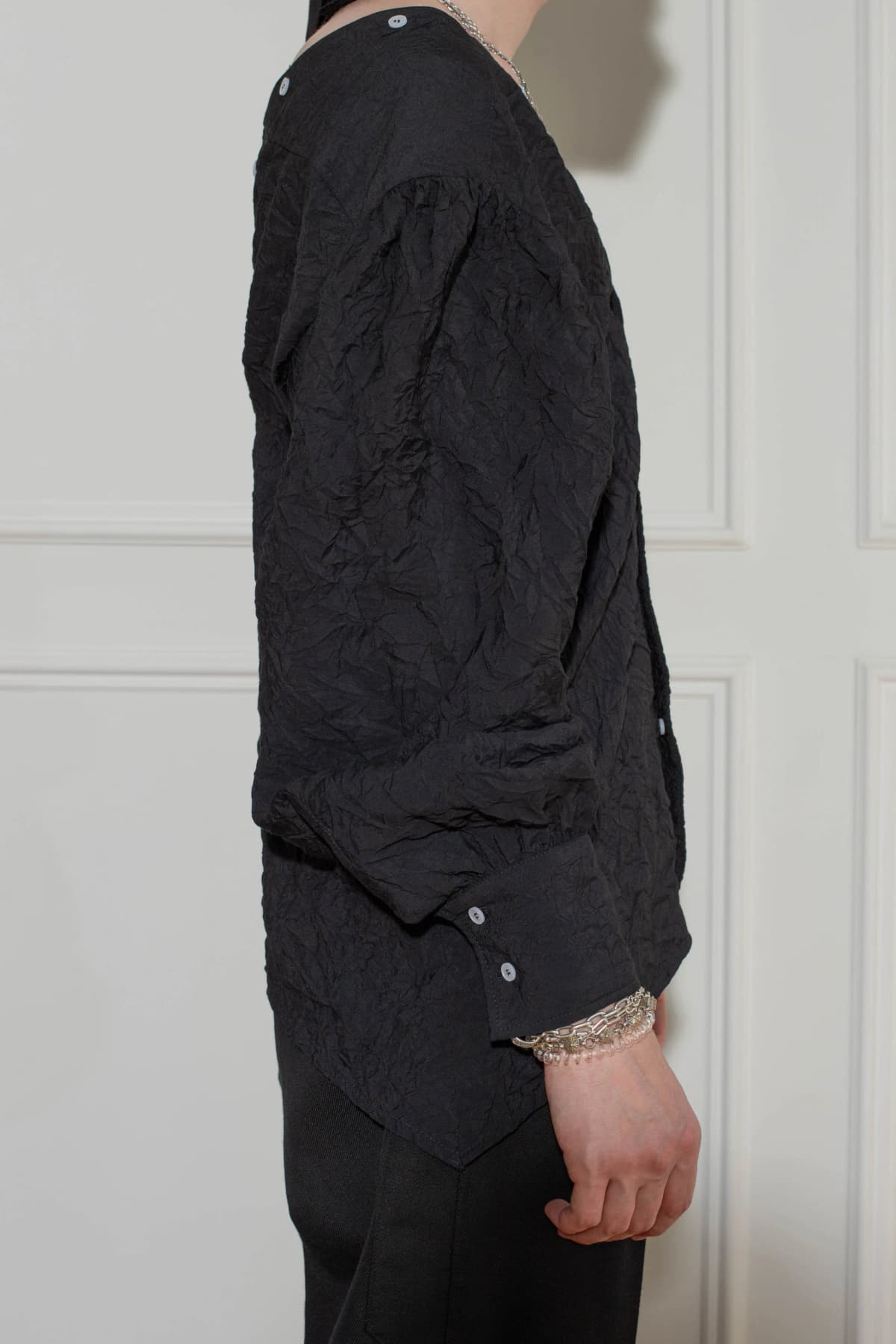 Split cardigan-shirt 6